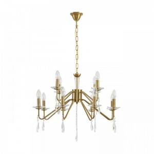 8319/12 CLASSI шампань/прозрачный, металл/хрусталь Люстра E14 12*40W 220V SEVERINA 8319/12 CLASSI шампань/прозрачный, металл/хрусталь Люстра E14 12*40W 220V SEVERINA