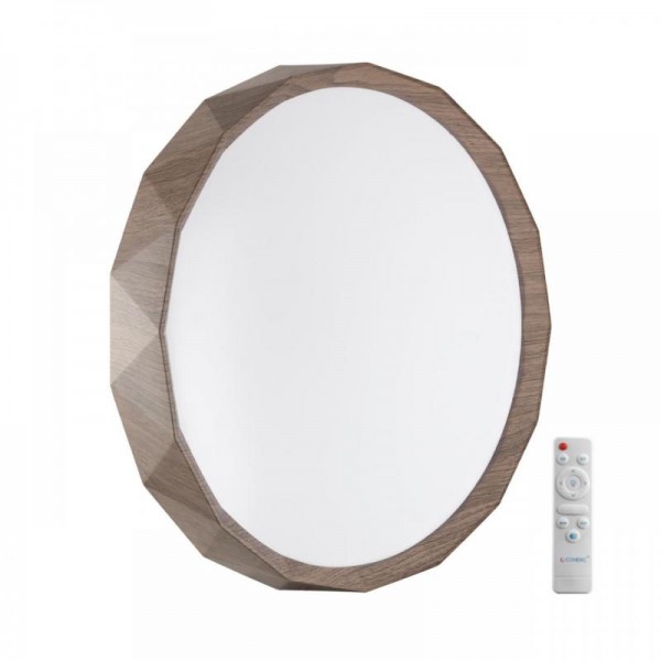 7637/EL BASICA SN 169 Светильник пластик/кор. под дер LED 70Вт 3000-6000K D485 IP43 пульт ДУ ZIF WOOD