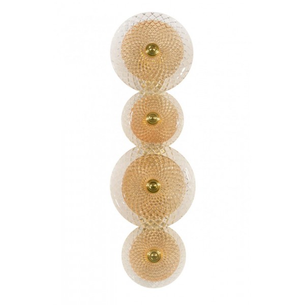 W5856P/4 GOLD+CLEAR+AMBER (1) Настенный светильник  NW