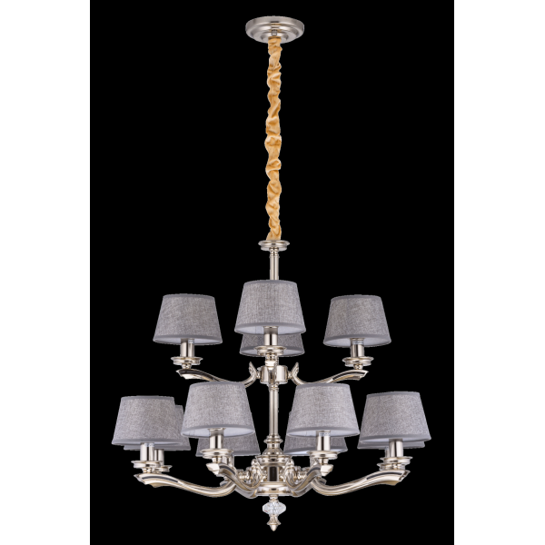 5288R/8+4 SN (1) Люстра (NW)