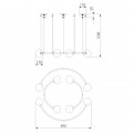 Подвесная люстра Bogates Brook 360/8