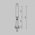 Подвесной комплект Maytoni Flarity TRA154SW-BB-R-BS