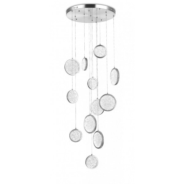 D2061-DW-12 CHROME (1) Люстра NW