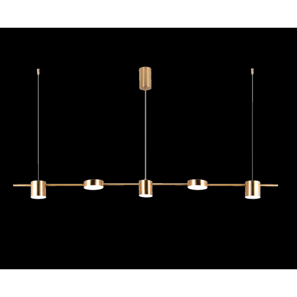 8022-DW-5 BRASS (1) Люстра (NW)