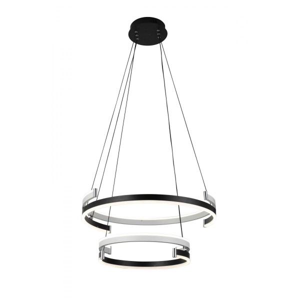 8503/6+4 BLACK+WHITE+CHROME (1) Люстра (RL)