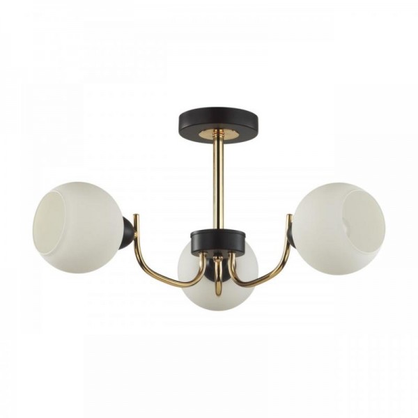 5642/3C COMFI LN23  чёрный, золотой Люстра потолочная E27 3*60W 220V BLISS