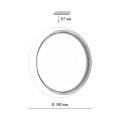 Настенно-потолочный светильник Sonex Pale Tofiq White 7650/DLN