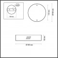 Основание для светильника Odeon Light L-vision Brizzi 3885/2LA