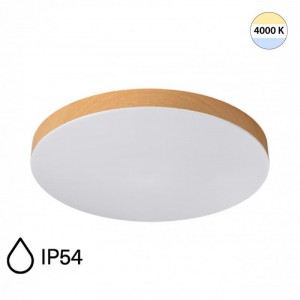 7761/36L MITRA LED SN 107 Светильник пластик/белый/под дерево LED 36Вт 4000K D400 IP54 GAMMA