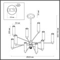 Подвесная люстра Lumion Classi Kamilla 5274/10C