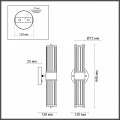 Подсветка для зеркал Odeon Light Drops Kepa 4946/2W