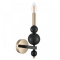 8106/1W MODERNI LN26 черный/золото, металл Бра E14 1*40W 220V NANA