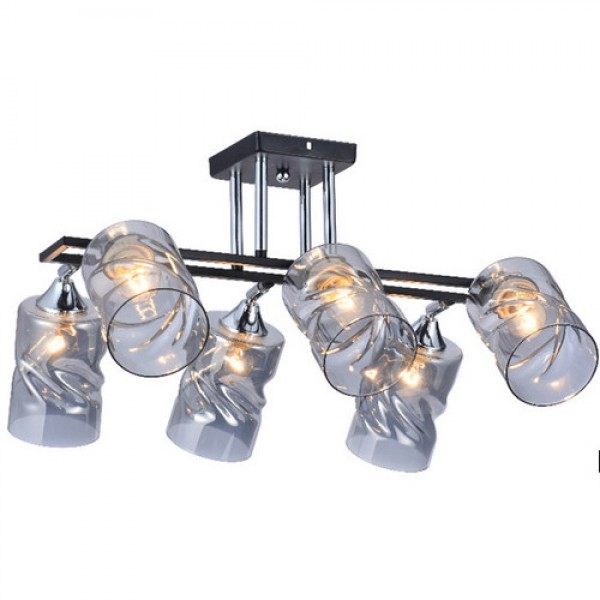 Спот Mirastyle MH-1236C/6 BK+CR