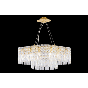 5638P/10A PLATING BRASS+CLEAR (1) Люстра NW