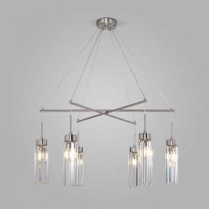 Подвесной светильник с хрусталем Smart 60163/6 никель Smart