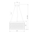 Подвесной светильник Bogates Corazza 317/6