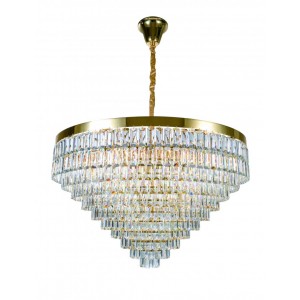 2752E/22A GOLD+CLEAR (1) Люстра (в 2-х коробках) NW