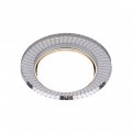 Встраиваемый светильник Elektrostandard 3033 GX53 CL/SL прозрачный/серебро a045484