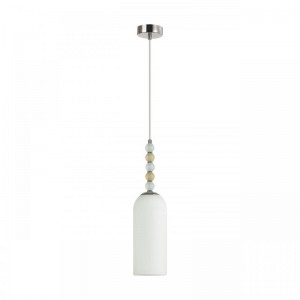 8271/1A NEOCLASSI хром/голубой/желтый/белый, металл/стекло Подвес Е14 1*40W 220V TRACY