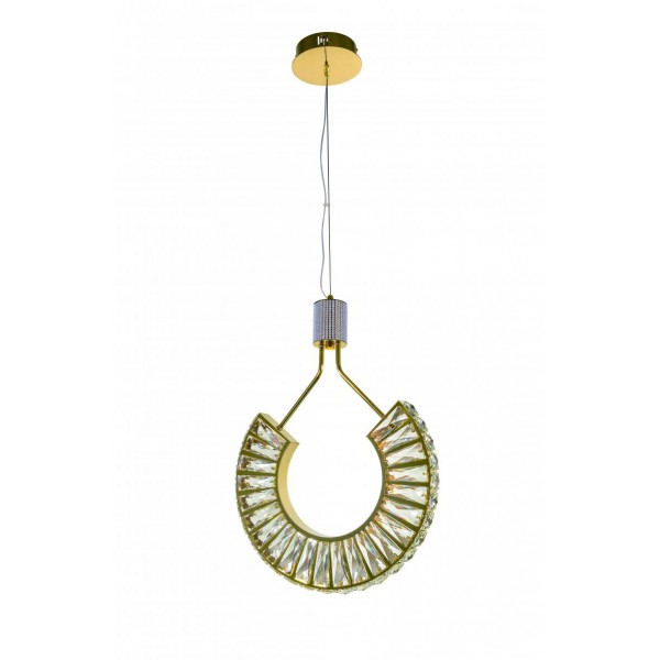 6019E/20W GOLD+CLEAR (1) Люстра NW