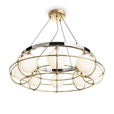 Подвесная люстра Maytoni Carcass MOD312PL-08GCH Подвесная люстра Maytoni Carcass MOD312PL-08GCH