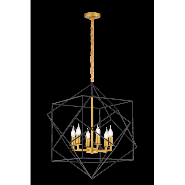 2233A/6 SP BRS+MBK (1) Люстра NW