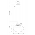 Подвесной светодиодный светильник Maytoni Roca MOD004PL-L5S3K