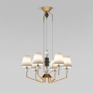 Умная люстра с декором из керамики 101012/6