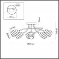 Потолочная люстра Lumion Comfi Dorothy 4528/6C
