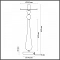 Основа для настольной лампы Odeon Light Standing Tower 4889/1T