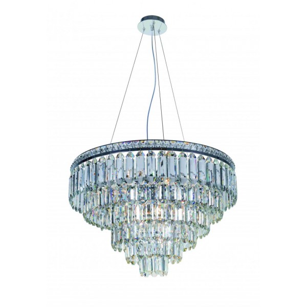 2796R/14A CHROME+CLEAR (1) Люстра NW