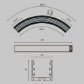 Комплектующие к светодиодной ленте Led Strip ALM-3535R-B-D-90°-0.3M