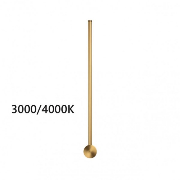 4335/12WGP HIGHTECH ODL23 299 золото Настенный светильник IP20 LED 12W 525Лм 3000K/4000K (перекл. ч/з тумблер на драйвере) FILLINI