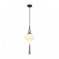 8273/1A NEOCLASSI черный/серый/белый, металл/керамика/стекло Подвес Е14 1*40W 220V GLORIYA