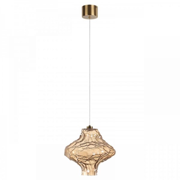 5108/3LA L-VISION  ODL26 антич.бронза/янтарный металл/стекло Подвес LED x 3W 4000K ORDI