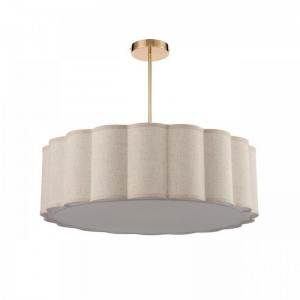 8287/7 PROVENCE золотой/бежевый, металл/текстиль Люстра потолочная Е14 7*40W 220V KORTNI