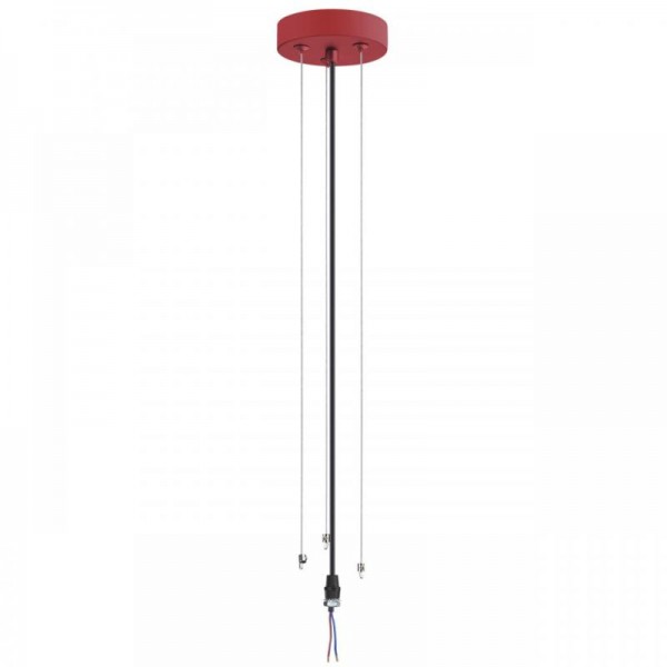7705/L SN 044 Подвесное крепление для светильника MACARON LED металл/красный 1,2м MACARON