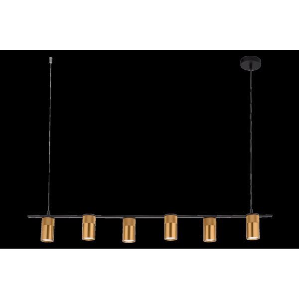 4871MDM/6 BK+BRO (1) Люстра NW