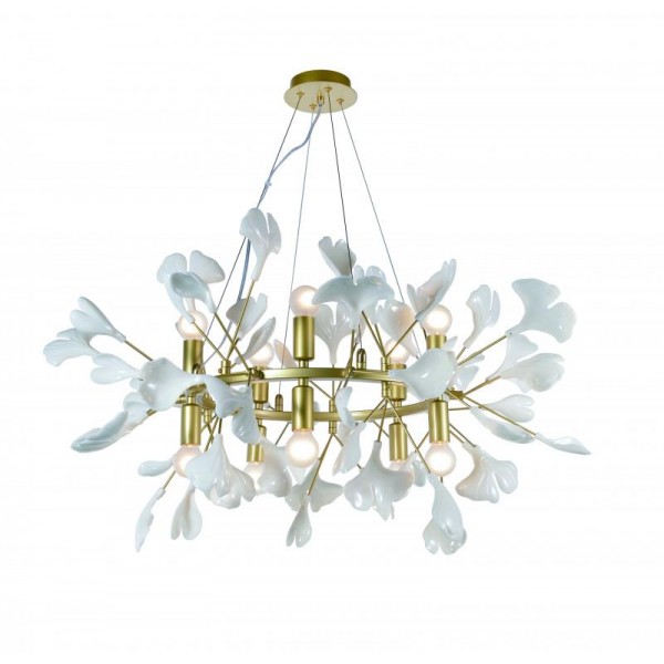 5746A/10 SPRAY PAINT BRASS+WHITE (1) Люстра NW