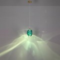 7110/4LB L-VISION ODL25 Подвесной светильник  зеленый/бирюз. стекло/металл IP20 LED 4W 300Лм 3000K 200° 220V GEMME