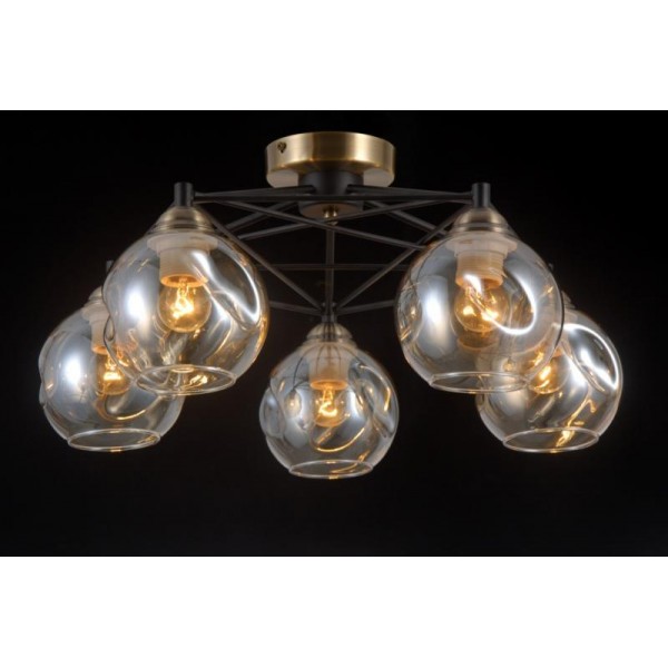 39171MD/5 MBK+AB (1) Люстра  NW