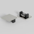 Заглушки для накладного шинопровода никель 2шт Elektrostandard 85230/00_система Лайн a072711