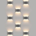 Уличный настенный светодиодный светильник Elektrostandard 1551 Techno LED Twinky Trio a038417
