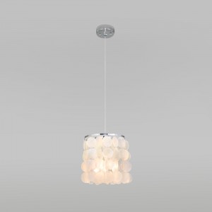 Подвесной светильник с перламутром 60185/1 хром/перлаиутр