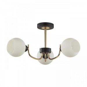 5642/3C COMFI LN23  чёрный, золотой Люстра потолочная E27 3*60W 220V BLISS