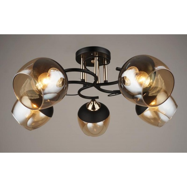 3803/5 BK+FGD (4) Люстра (RL)