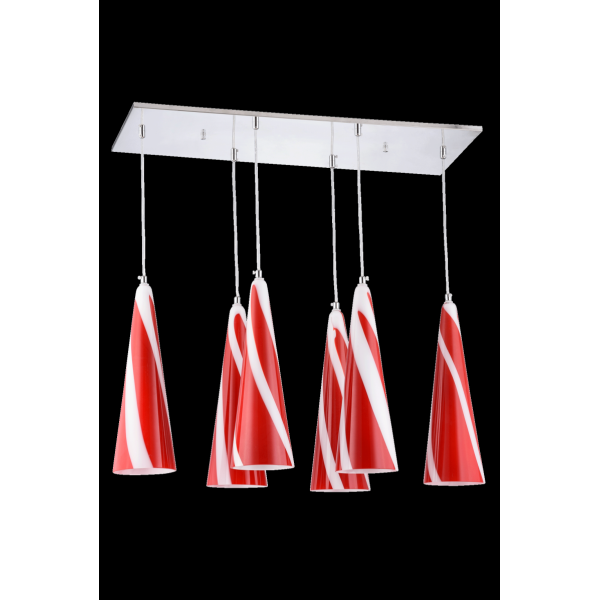 5067/6 RED (1) Люстра