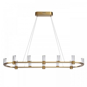 7144/65L HIGHTECH ODL26 Подвесной светильник  античная бронза/акрилл/металл IP20 LED 69W 3830Лм 3000K 180° 220V DEFANCE