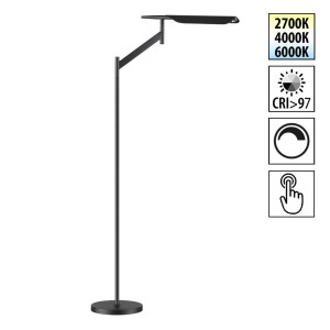 359542 LEDO NT25 000 черный Торшер диммир. со сменой цвет. темпер. (управление- сенсор) IP20 LED 14W 100-240V 2700К\4000К\6000К ALA 359542 LEDO NT25 000 черный Торшер диммир. со сменой цвет. темпер. (управление- сенсор) IP20 LED 14W 100-240V 2700К\4000К\6000К ALA