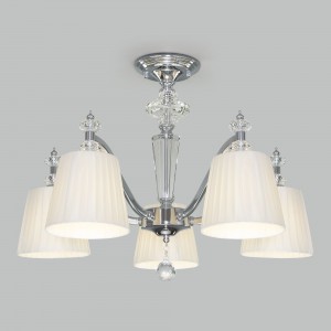 Потолочная классическая люстра 60122/5 хром